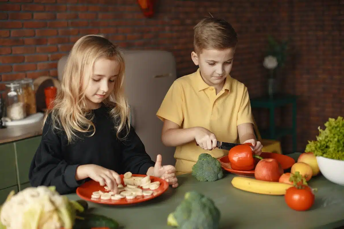 enfants légumes
