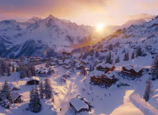 Les joyaux alpins de France : station de ski carte exclusive