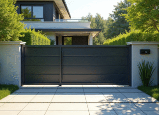 Portail coulissant avec portillon intégré : le guide complet