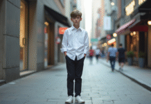 Vêtement androgyne : définition, styles et inspiration pour tous les genres Jeune adulte au style urbain décontracté en ville