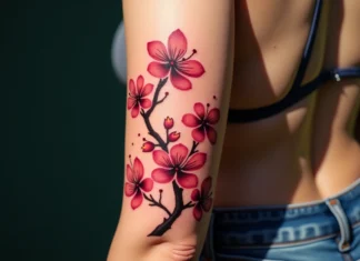 Tatouage fleur japonaise : choisir le motif idéal