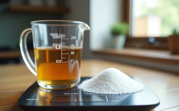 Comment convertir 250 millilitres en grammes avec précision